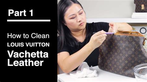 cleaning louis vuitton vachetta leather|louis vuitton care instructions.